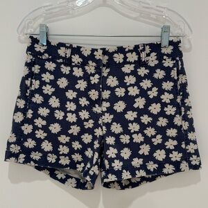 J crew flower design shorts, size 2